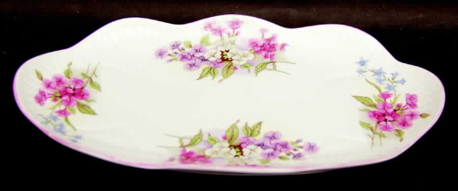 Stocks (Dainty Shape) Tray for Mini Creamer & Open Sugar by Shelley-1