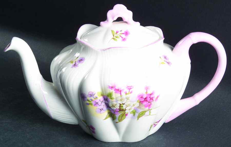 Stocks (Dainty Shape) Mini Teapot No Lid by Shelley-1