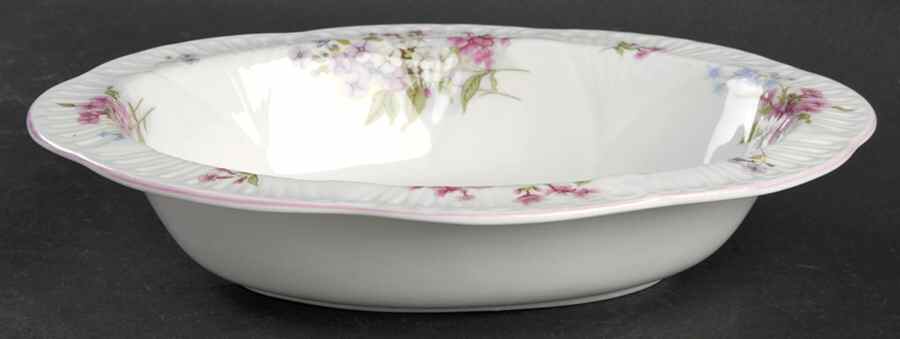 Stocks (Dainty Shape) 9" Oval Vegetable Bowl by Shelley-1