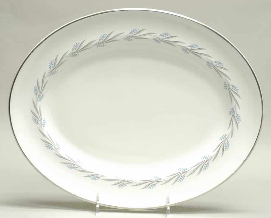 Sylvan 13" Oval Serving Platter by Shelley-1