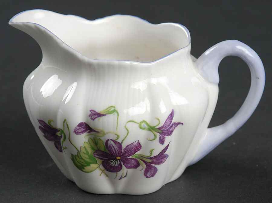 Violets (Dainty) Individual Creamer by Shelley-1
