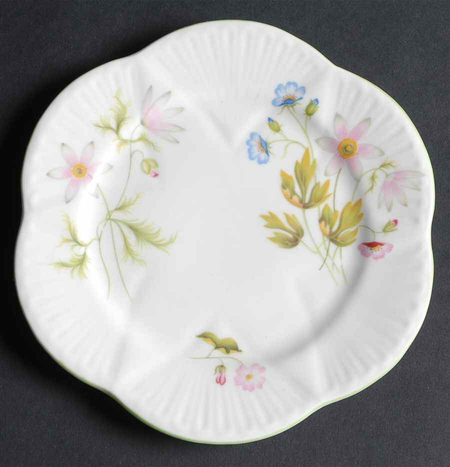 Wild Anemone Bread & Butter Plate by Shelley-1