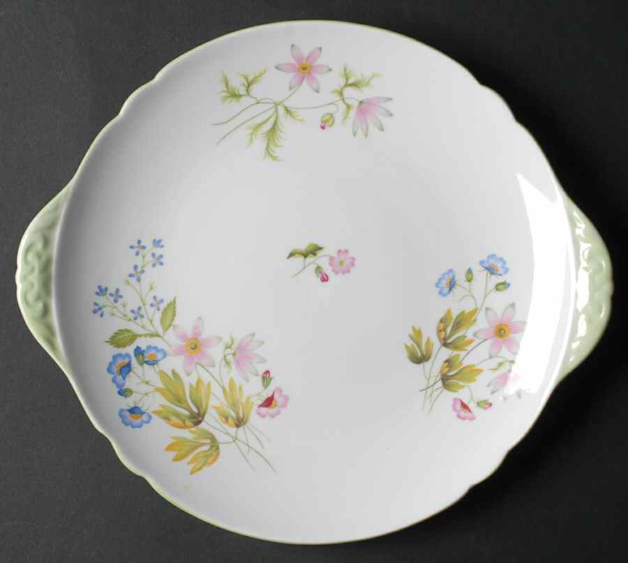 Wild Anemone Handled Cake Plate by Shelley-1