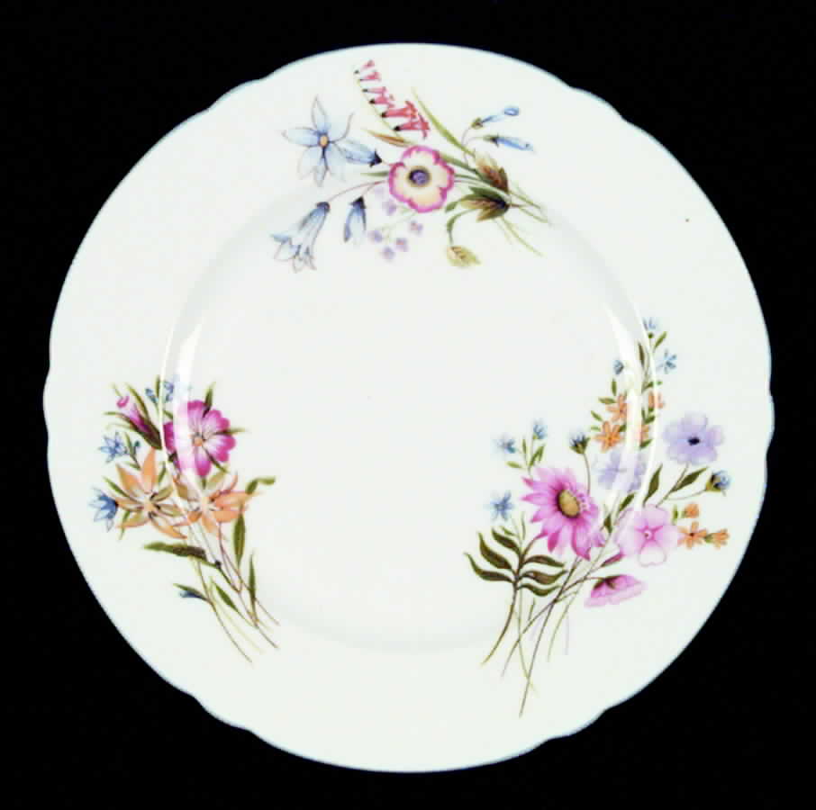 Wild Flowers (Gainsborough) Salad Plate by Shelley-1