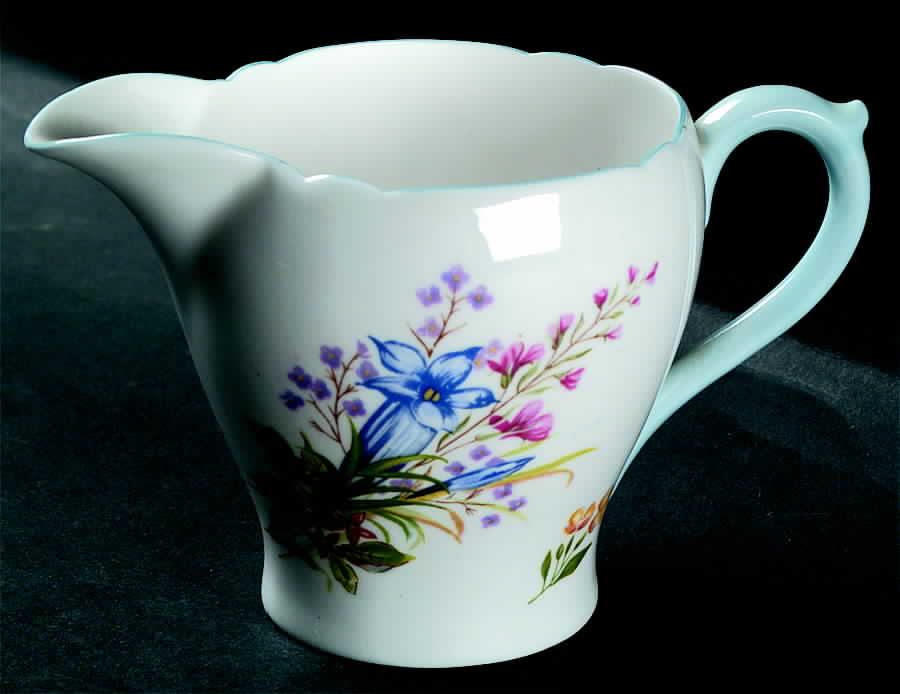Wild Flowers (Gainsborough) Creamer by Shelley-1