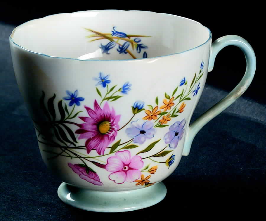 Wild Flowers (Gainsborough) Footed Cup by Shelley-1