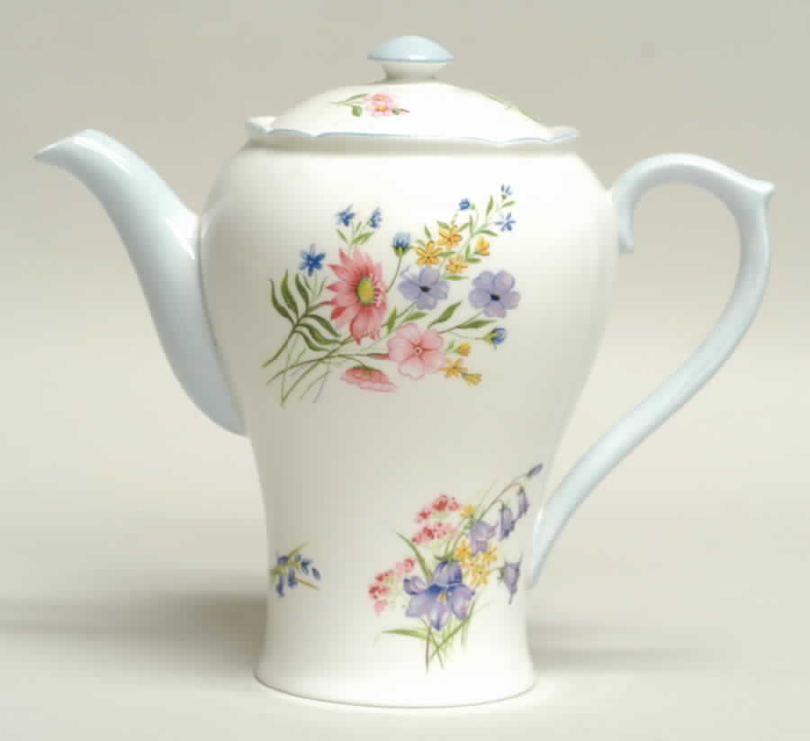 Wild Flowers (Gainsborough) Coffee Pot & Lid by Shelley-1