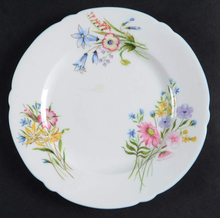 Wild Flowers (Gainsborough) Dessert/Pie Plate by Shelley-1
