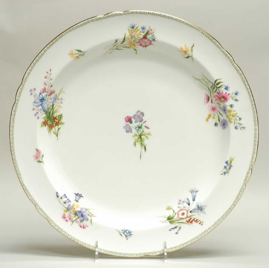 Wild Flowers (Gainsborough) 13" Chop Plate (Round Platter) by Shelley-1