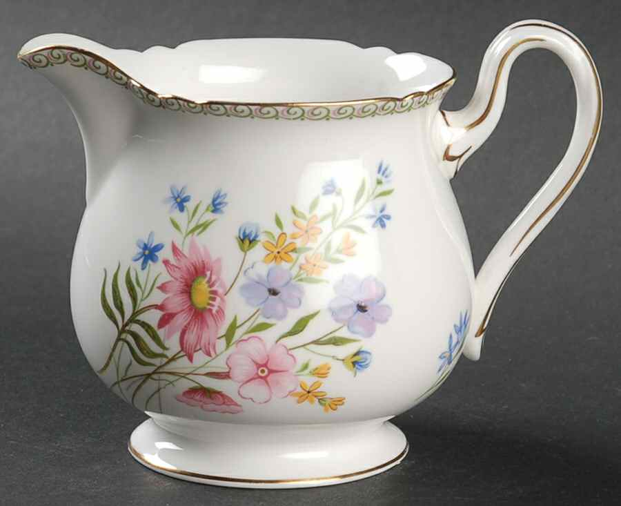 Wild Flowers (Gainsborough) Creamer by Shelley-1