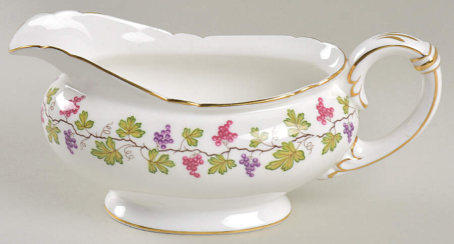 Wine Grape Gravy Boat by Shelley-1