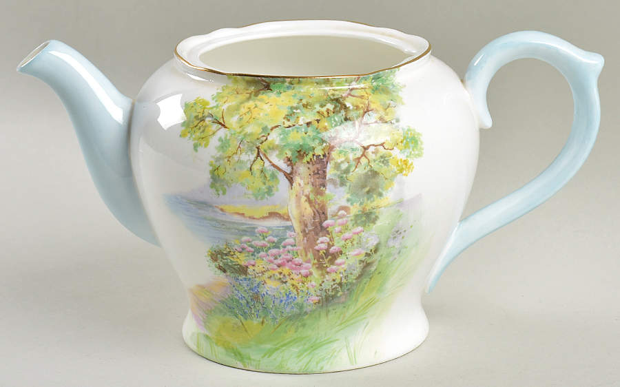 Woodland Teapot No Lid by Shelley-1