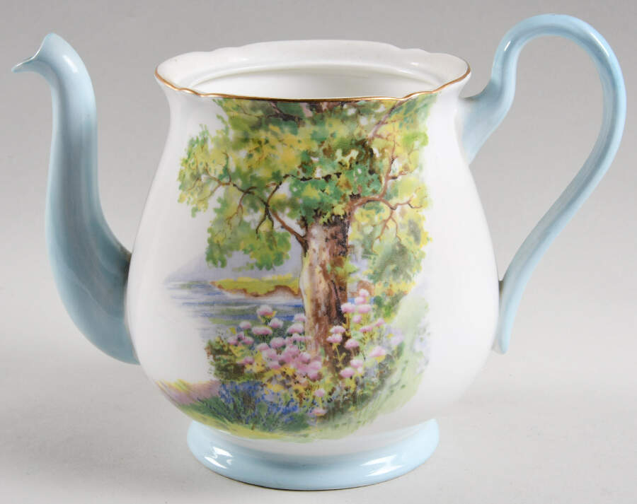 Woodland Teapot No Lid by Shelley-1