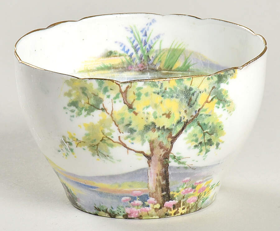 Woodland Mini Open Sugar Bowl by Shelley-1
