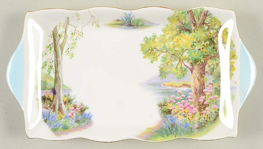 Woodland 9" Rectangular Tray by Shelley-1