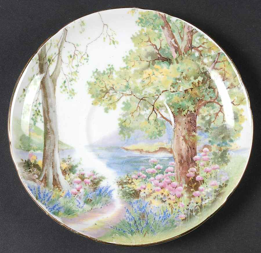 Woodland Saucer by Shelley-1