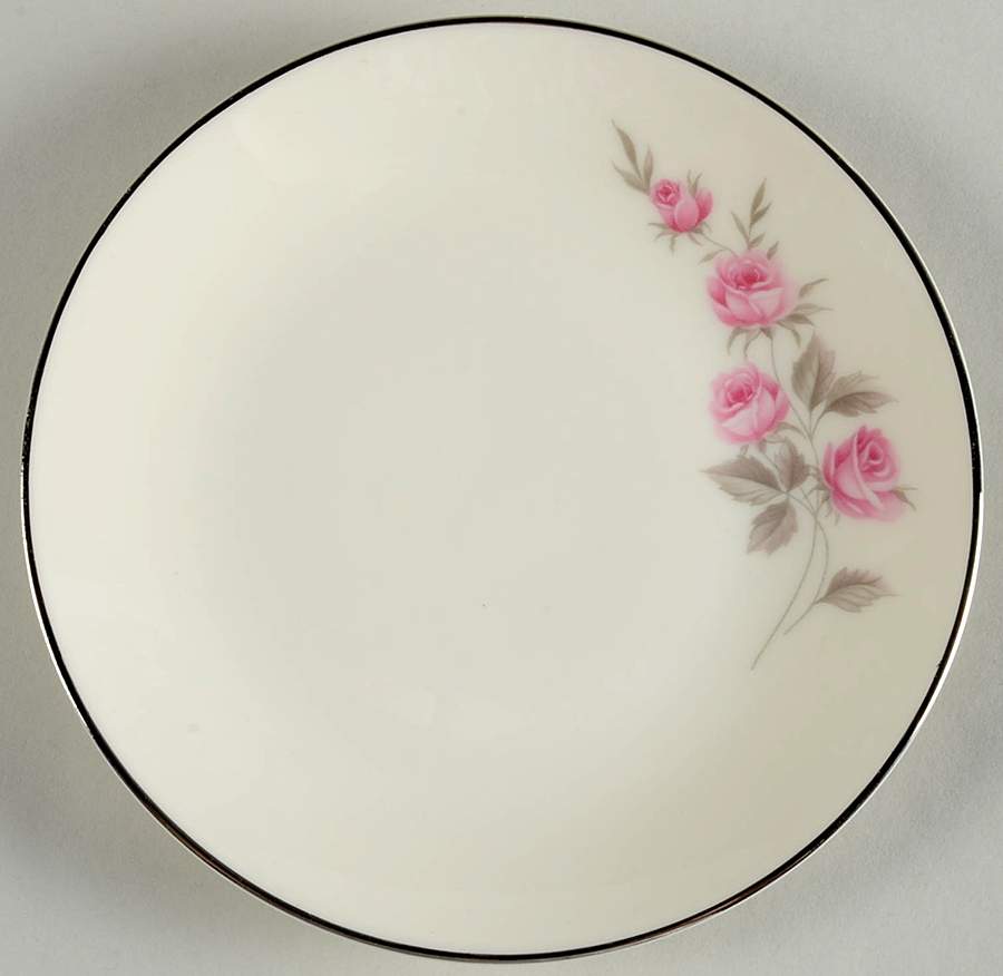 Amourette Bread & Butter Plate by Shenango-1