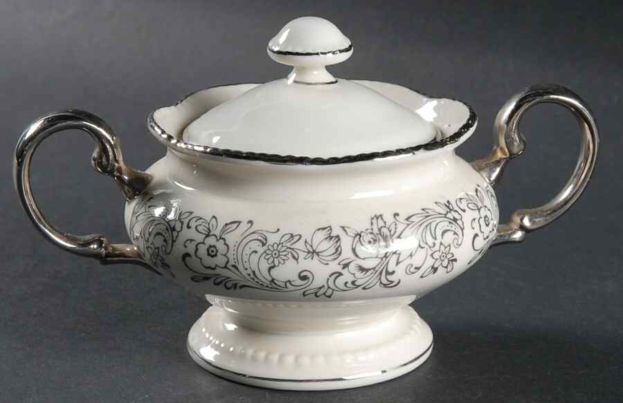 Anastasia Sugar Bowl & Lid by Shenango-1