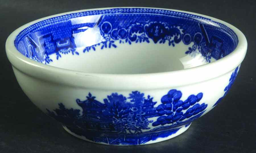 Blue Willow Blue Coupe Cereal Bowl by Shenango-1