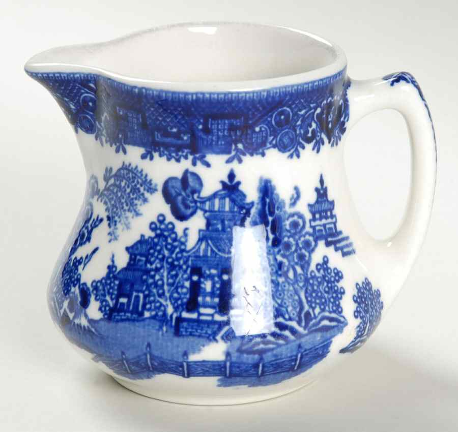 Blue Willow Blue Creamer by Shenango-1