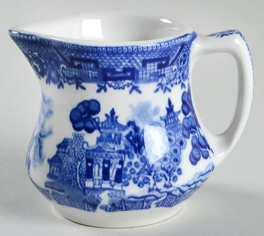 Blue Willow Blue Mini Creamer by Shenango-1