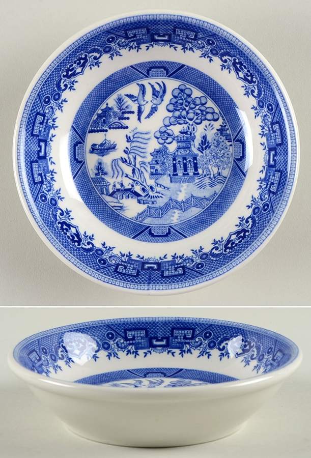 Blue Willow Blue Fruit/Dessert (Sauce) Bowl by Shenango-1
