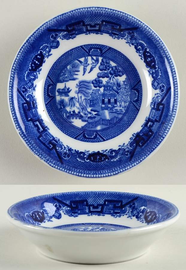 Blue Willow Blue Fruit/Dessert (Sauce) Bowl by Shenango-1