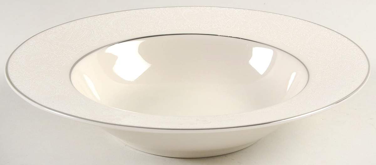 Bridal Veil Rim Soup Bowl by Shenango-1