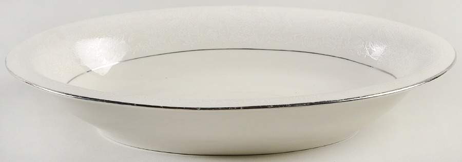 Bridal Veil 10" Oval Vegetable Bowl by Shenango-1