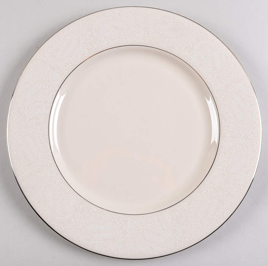 Bridal Veil Dinner Plate by Shenango-1