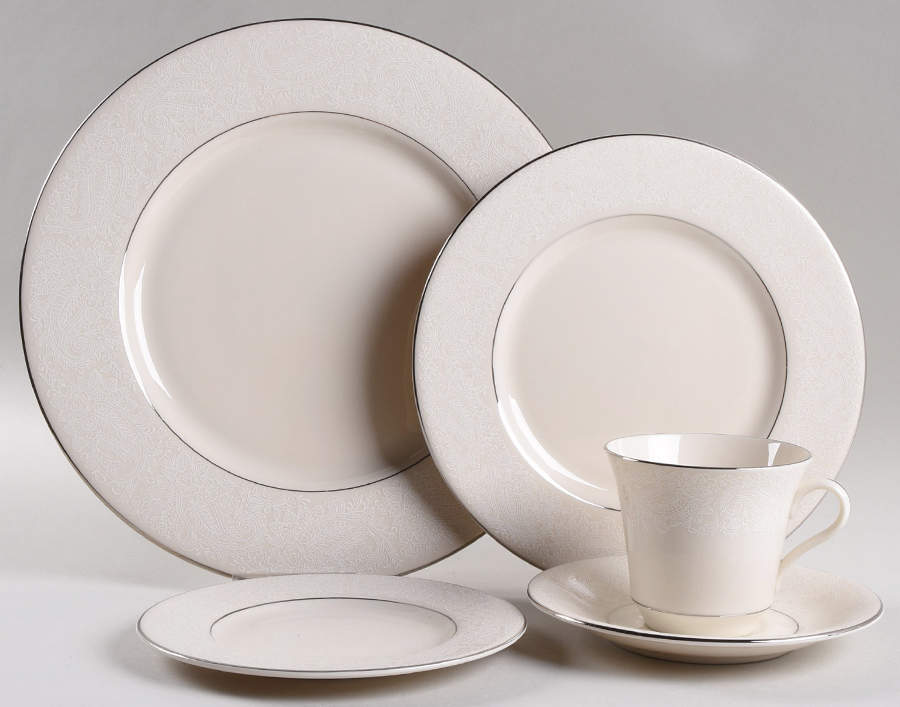 Bridal Veil 5 Piece Place Setting by Shenango-1