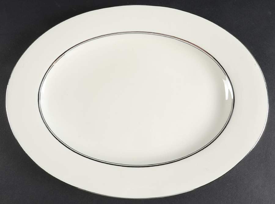 Eternal Devotion 15" Oval Serving Platter by Shenango-1