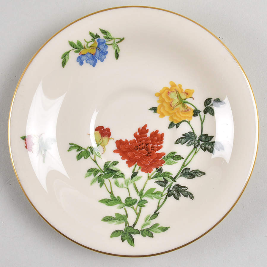 Malin Gold Saucer by Shenango-1