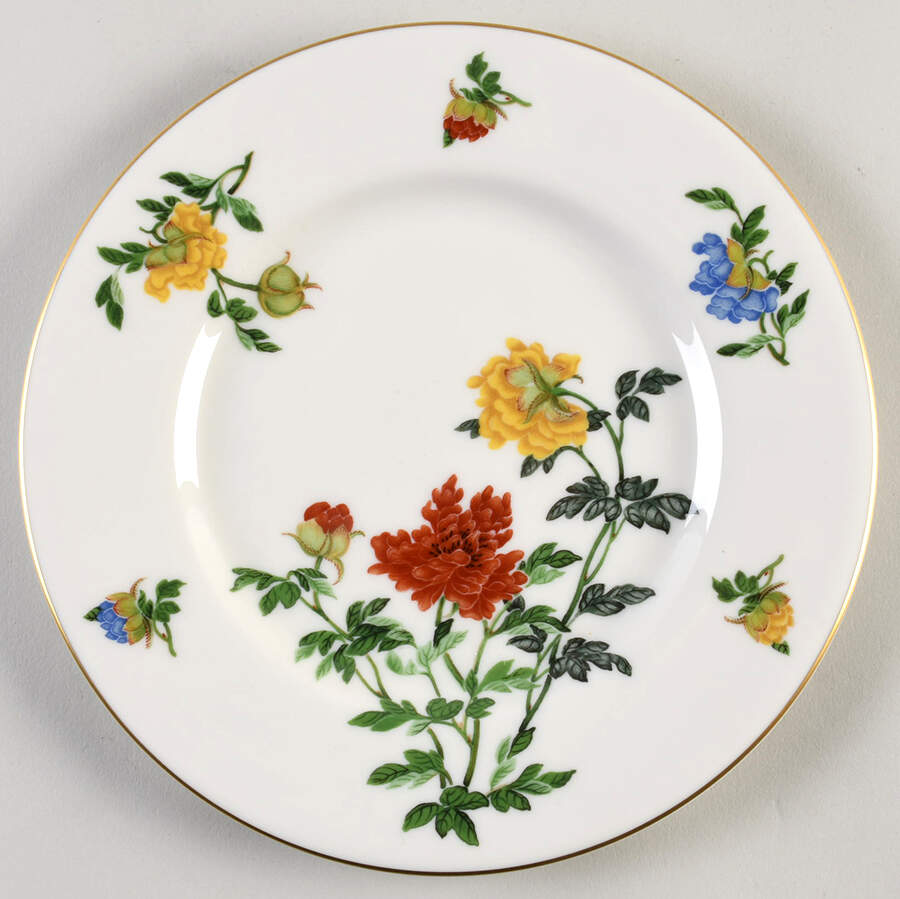 Malin Gold Salad Plate by Shenango-1