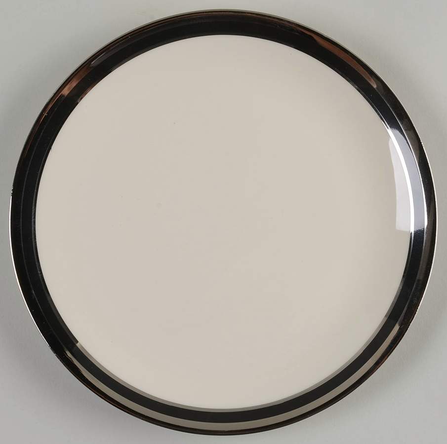 Midnight Halo Salad Plate by Shenango-1