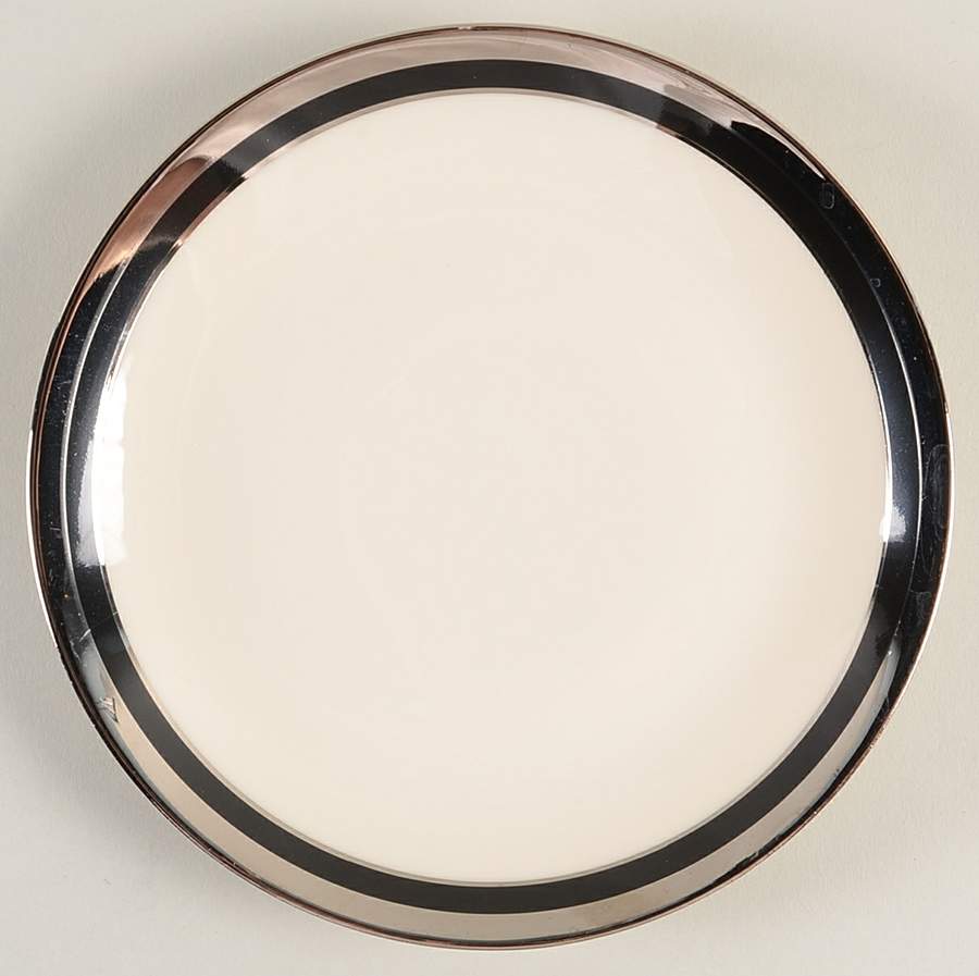Midnight Halo Bread & Butter Plate by Shenango-1