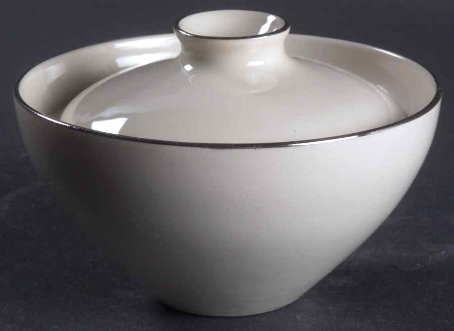 Misty Rose Sugar Bowl & Lid by Shenango-1