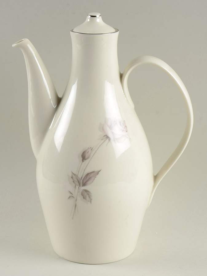 Misty Rose Coffee Pot & Lid by Shenango-1