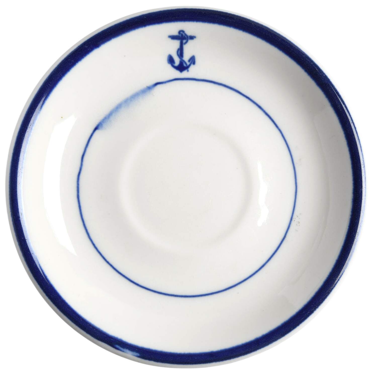 US Navy Mess Wardroom Officer Saucer for Demitasse Cup by Shenango-1