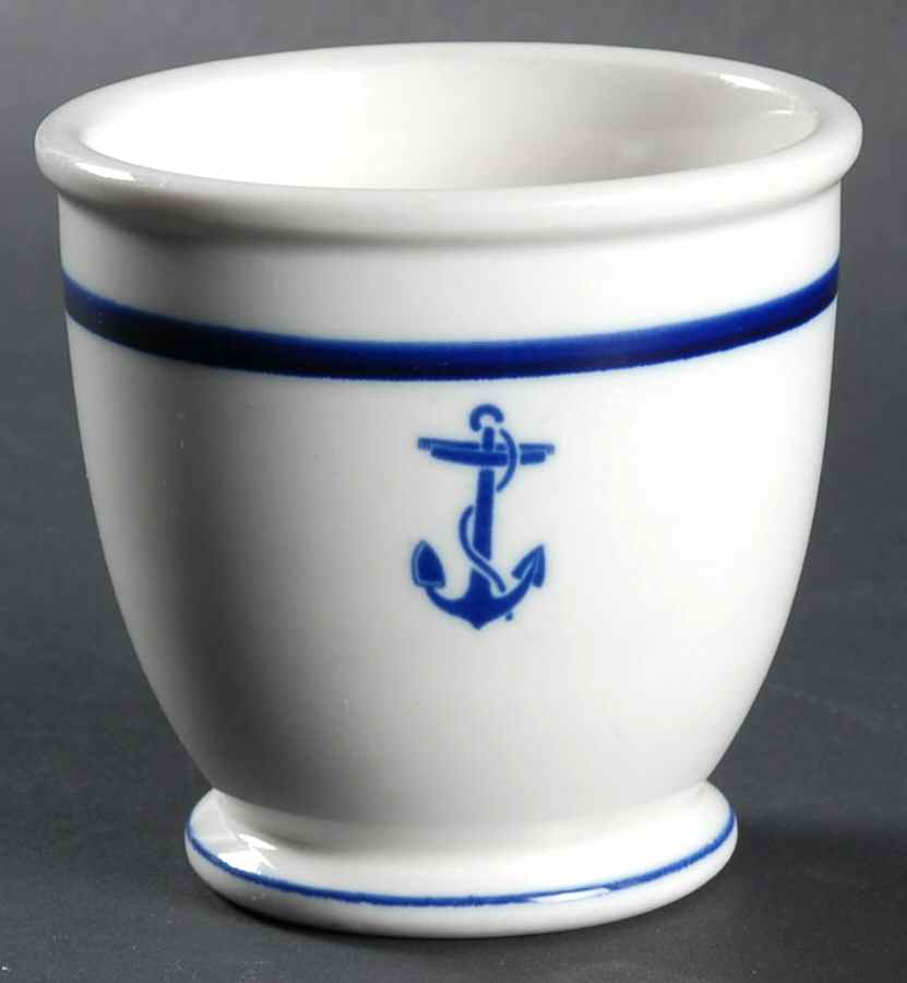US Navy Mess Wardroom Officer Single Egg Cup by Shenango-1