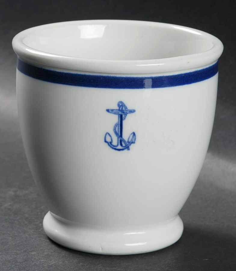 US Navy Mess Wardroom Officer Single Egg Cup by Shenango-1