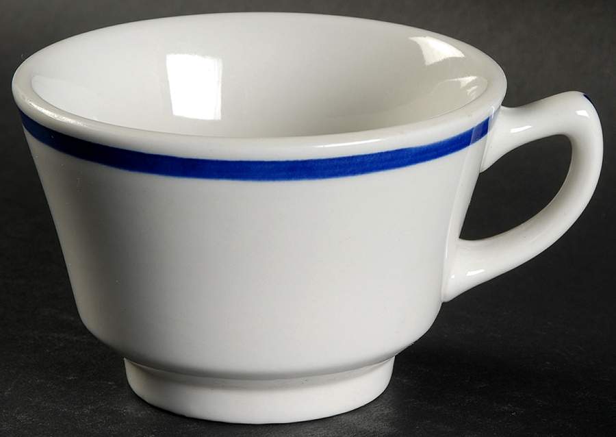 US Navy Mess Wardroom Officer Footed Cup by Shenango-1