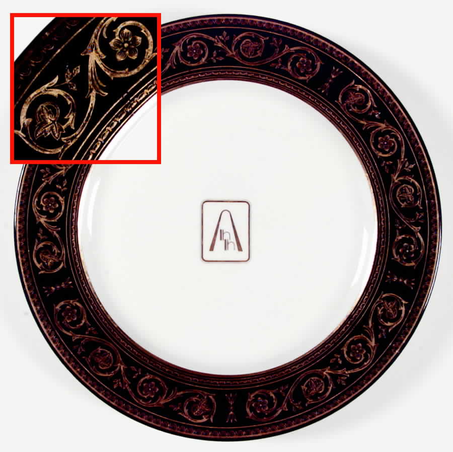 Quadrille Dinner Plate by Shenango-1
