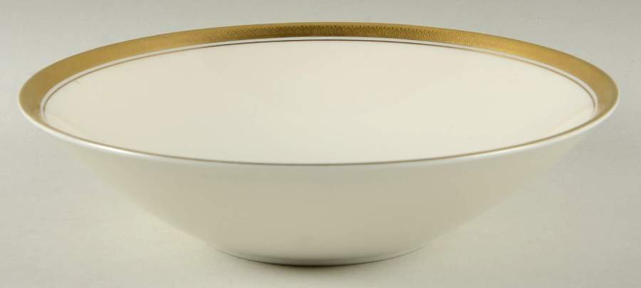 Royal Baroness (Gold Trim) 7" Round Vegetable Bowl by Shenango-1