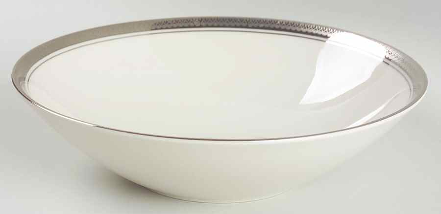 Royal Baroness (Platinum Trim) Coupe Soup Bowl by Shenango-1