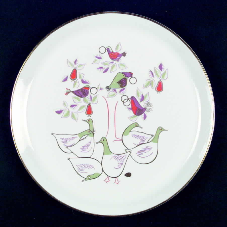 Twelve Days of Christmas Dinner Plate by Shenango-1