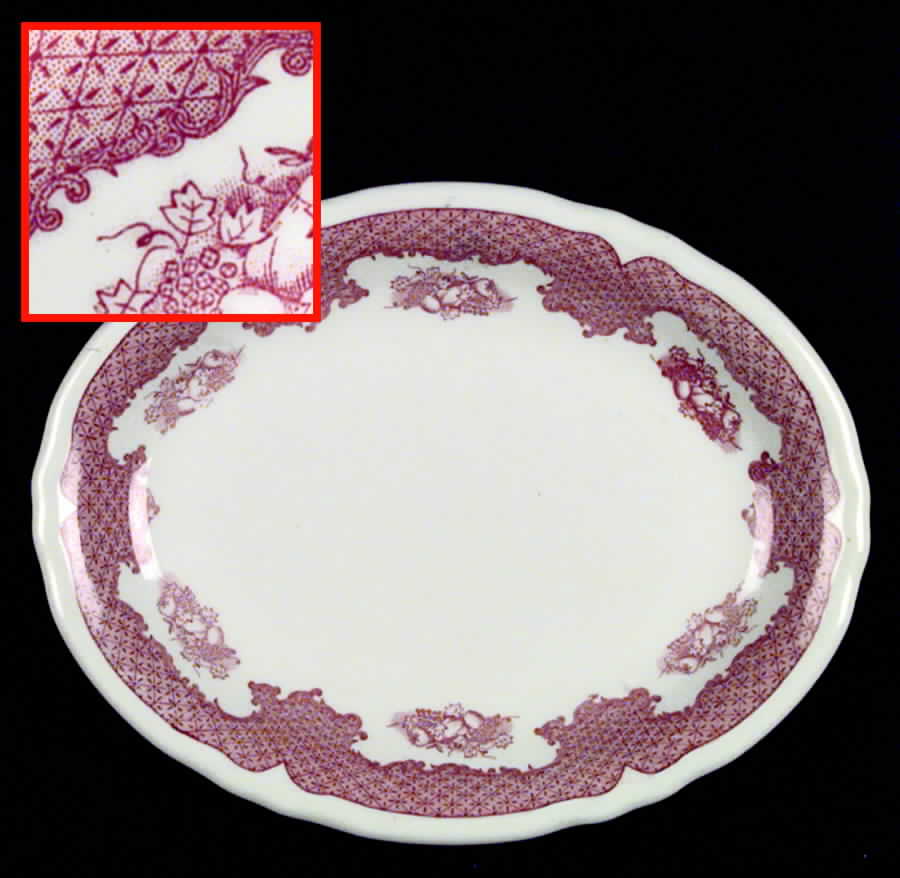 SHO14 10" Oval Serving Platter by Shenango-1