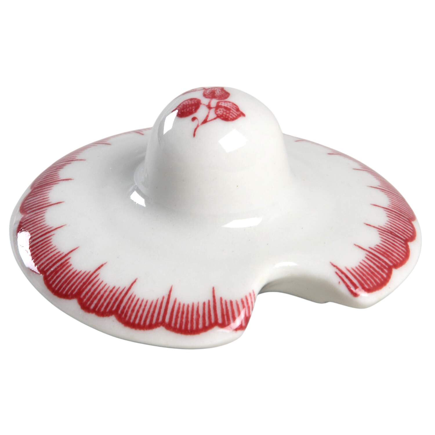 Chardon Rose Red Lid for Jam/Jelly by Shenango-1