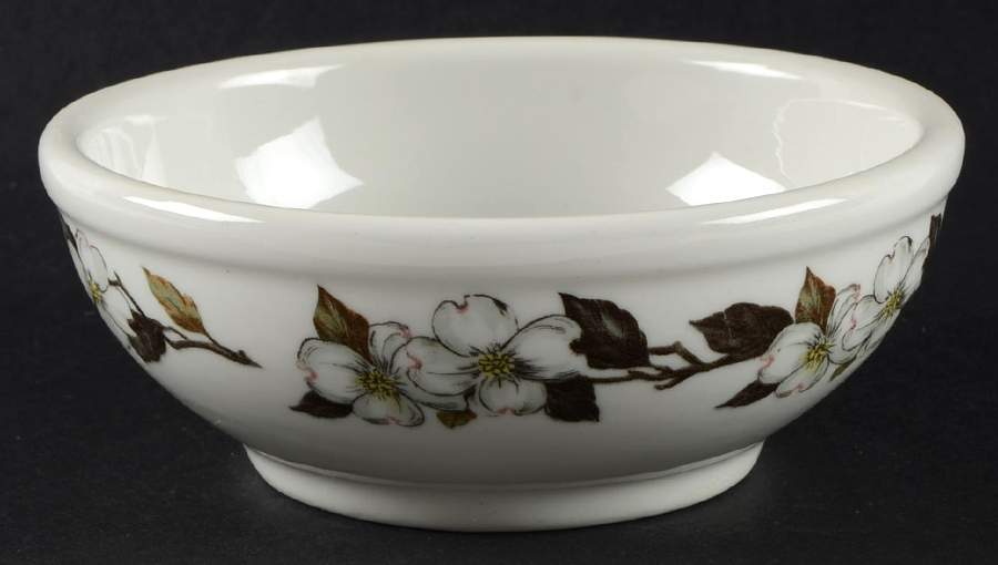 Northern Dogwood White Coupe Cereal Bowl by Shenango-1