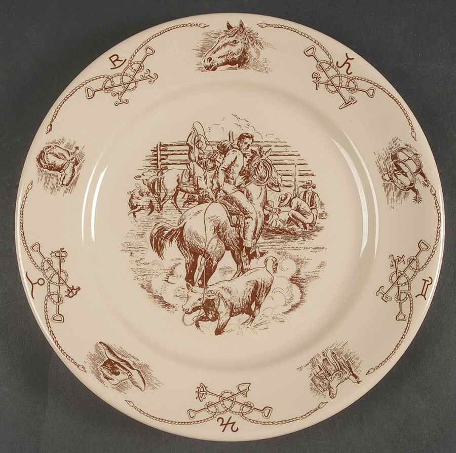 Round Up Dinner Plate by Shenango-1